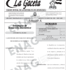 La Gaceta N° 35,829 del 22 de enero de 2022